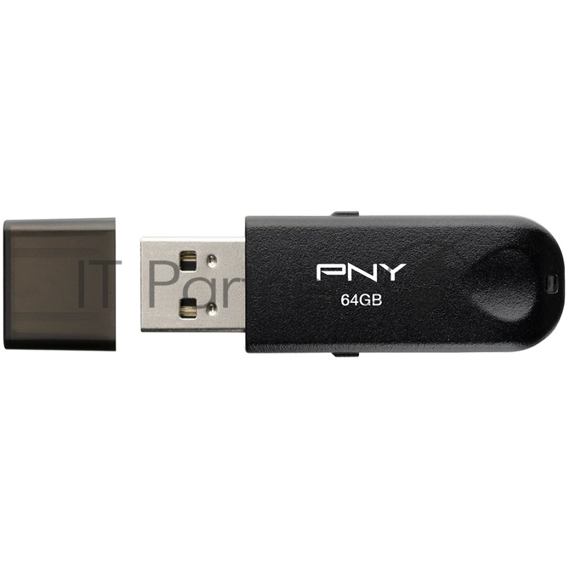 Накопитель USB PNY 64GB ATTCLA USB 3.0 BLKTRNBLK