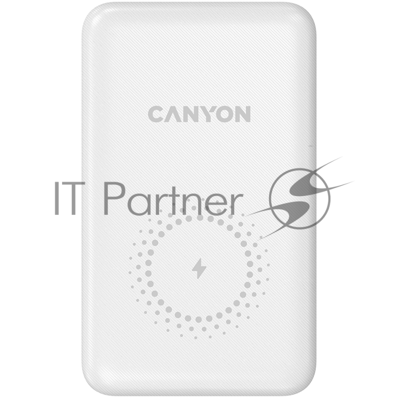 Портативный аккумулятор CANYON PB-1001 18W PD+QC 3.0+10W Magnet wireless charger powerbank10000mAh Li-poly battery,Lightning Input: DC5V/2A, 9V/2A Type c PD Input: DC5V/3A, 9V/2A, Type C PD output:5V/3A,9V/2.2A,12V/1.5AQC 3.0 Output: DC5V/3A, 9V/2A