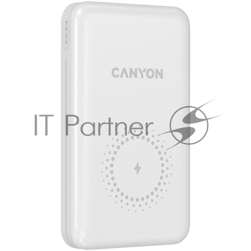 Портативный аккумулятор CANYON PB-1001 18W PD+QC 3.0+10W Magnet wireless charger powerbank10000mAh Li-poly battery,Lightning Input: DC5V/2A, 9V/2A Type c PD Input: DC5V/3A, 9V/2A, Type C PD output:5V/3A,9V/2.2A,12V/1.5AQC 3.0 Output: DC5V/3A, 9V/2A
