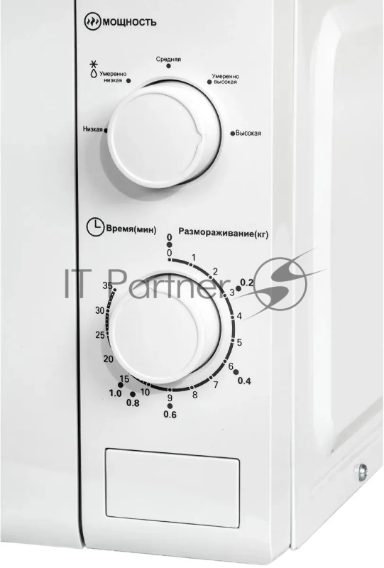 Микроволновая печь SUPRA 20MW66 (Печь микроволновая. Мощность: 700вт. Объем: 20 литров. Механическое управление. Таймер. 5 уровней мощности. Цвет: белый.)