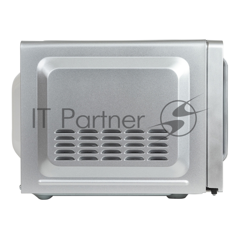 Печь микроволновая, объем 20л, выходная мощность 700 Вт, тип управления механический, 6 уровней мощности, разморозка, таймер на 30 минут, диаметр поворотного стола 245 мм, сигнал окончания приготовления.