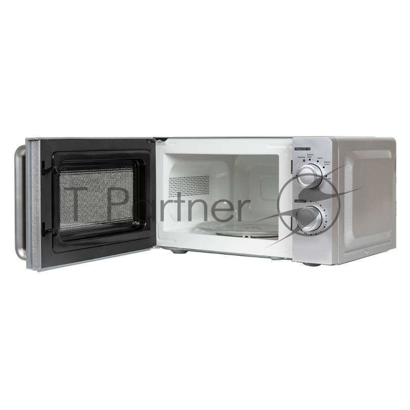 Печь микроволновая, объем 20л, выходная мощность 700 Вт, тип управления механический, 6 уровней мощности, разморозка, таймер на 30 минут, диаметр поворотного стола 245 мм, сигнал окончания приготовления.