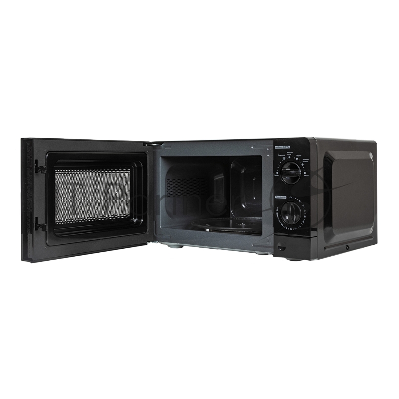 Печь микроволновая, объем 20л, выходная мощность 700 Вт, тип управления механический, 6 уровней мощности, разморозка, таймер на 30 минут, диаметр поворотного стола 245 мм, сигнал окончания приготовления.