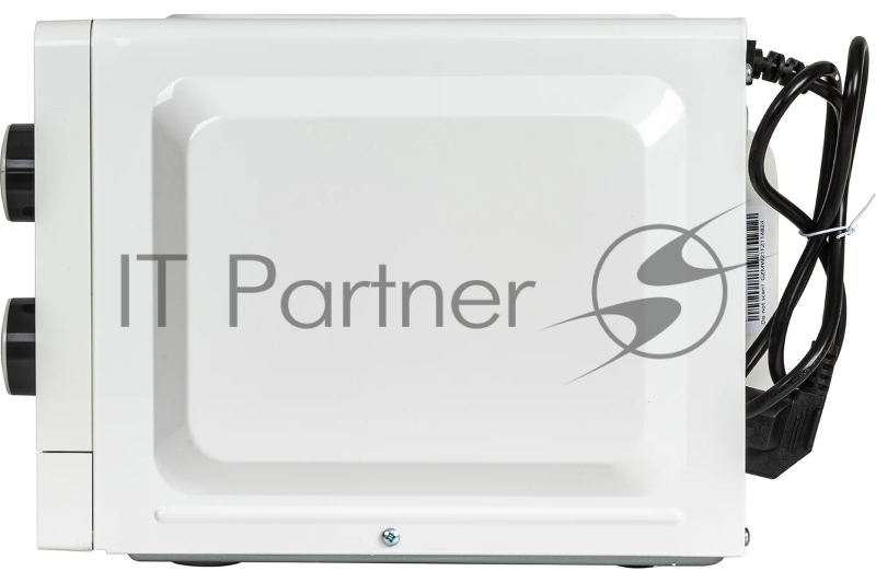 Печь микроволновая, объем 20л, выходная мощность 700 Вт, тип управления механический, 6 уровней мощности, разморозка, таймер на 30 минут, диаметр поворотного стола 245 мм, сигнал окончания приготовления.