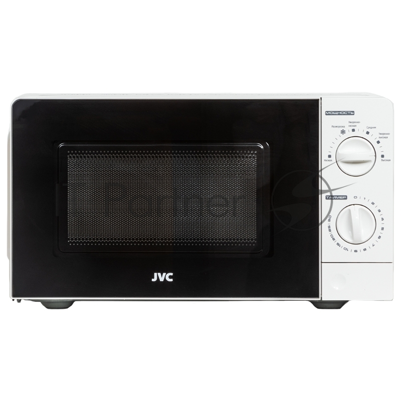 Печь микроволновая, объем 20л, выходная мощность 700 Вт, тип управления механический, 6 уровней мощности, разморозка, таймер на 30 минут, диаметр поворотного стола 245 мм, сигнал окончания приготовления.