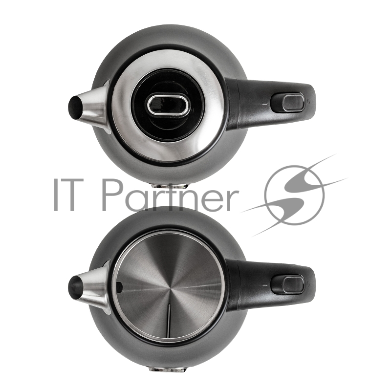 Чайник электрический, объем 1,7л, максимальная мощность 2200 Вт, встроенный в корпус датчик температуры воды, индикатор уровня воды, съемная крышка, фильтр от накипи, защита от включения без воды, автоматическое отключение при закипании, вращение на