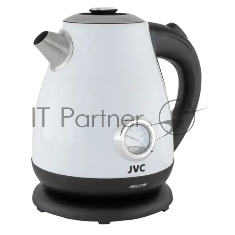 Чайник электрический, объем 1,7л, максимальная мощность 2200 Вт, встроенный в корпус датчик температуры воды, индикатор уровня воды, съемная крышка, фильтр от накипи, защита от включения без воды, автоматическое отключение при закипании, вращение на