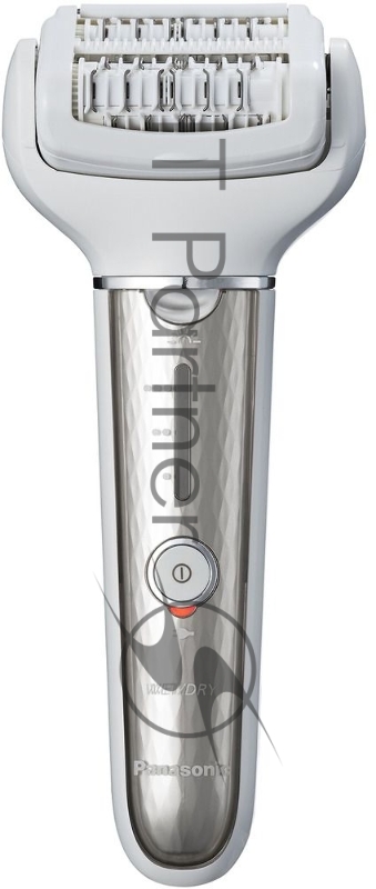 Эпилятор Panasonic ES-EL9A-S520 скор.:3 насад.:7 от аккум. белый/серебристый