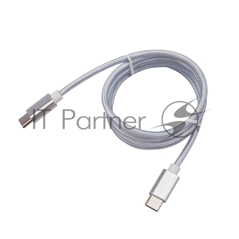 Кабель Type-C - Type-C 2,4A/1m/PVC/white/REXANT