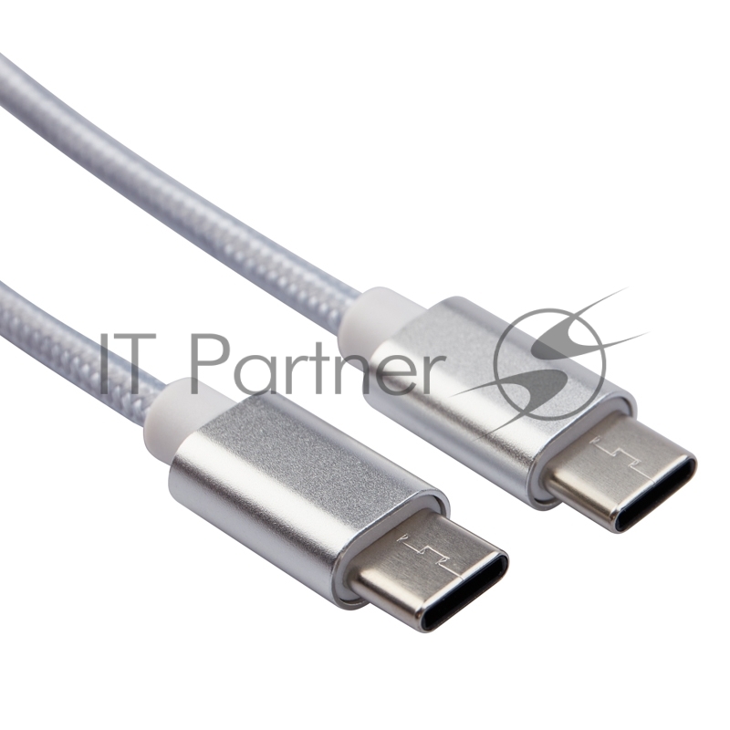 Кабель Type-C - Type-C 2,4A/1m/PVC/white/REXANT