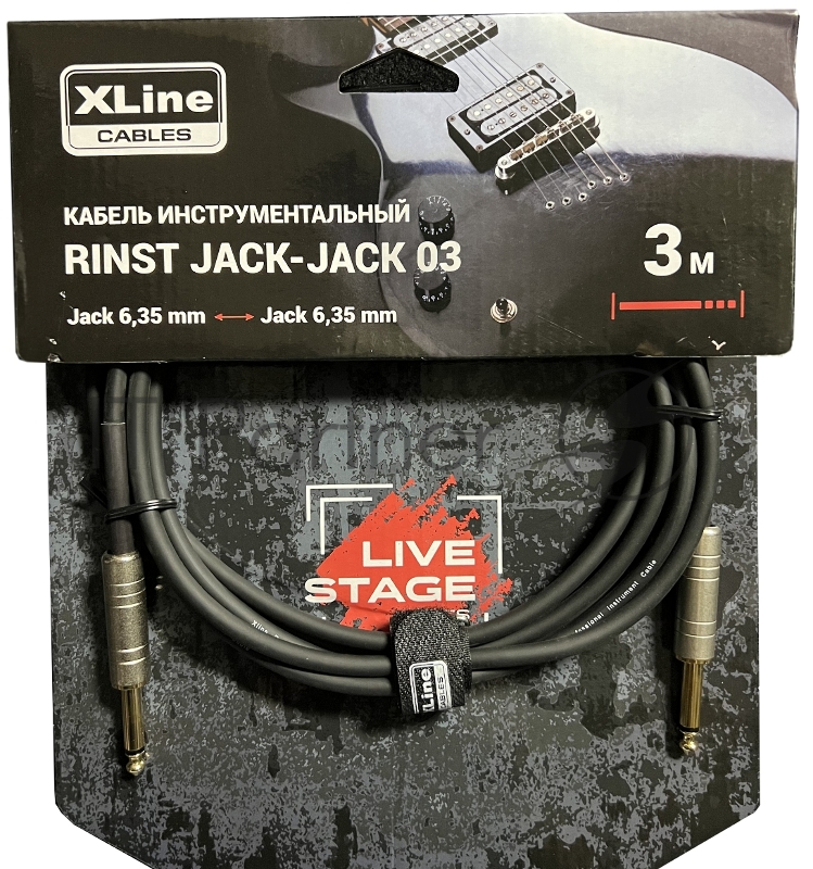 Кабель инструментальный Xline Cables RINST JACK-JACK 03