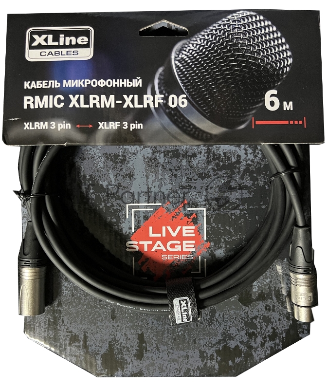 Кабель микрофонный Xline Cables RMIC XLRM-XLRF 06