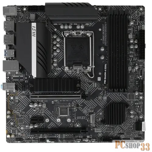 PRO B660M-A DDR4, mATX, B660, LGA1700, 4xDDR4, 2xPCI-Ex16, 1xPCI-Ex1, 2xM.2, 4xSATA3, 4+2USB 3.2, 1xUSB TYPE-C, 2+4xUSB2.0 (041082)