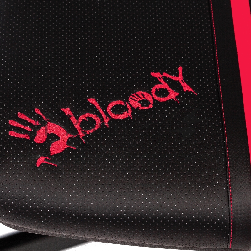 Кресло игровое A4Tech Bloody GC-900 черный сетка с подголов. крестовина