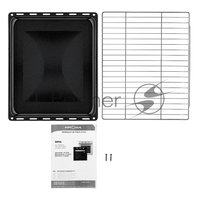 Электрический духовой шкаф KRONA SERA 60 BL/BL