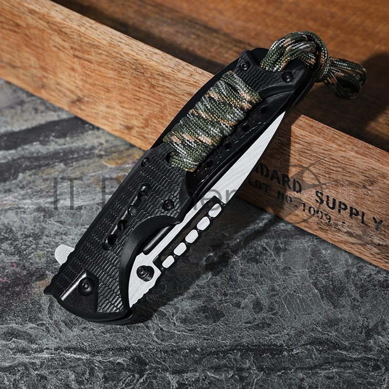 Нож складной полуавтоматический REXANT Hunter