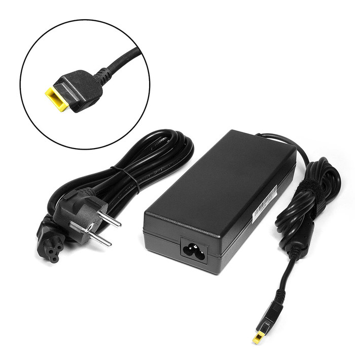 Блок питания для ноутбука Lenovo S40-00, S40-30, S40-40. 19V 6.32A коннектор прямоугольный 120W. PA-1121-04