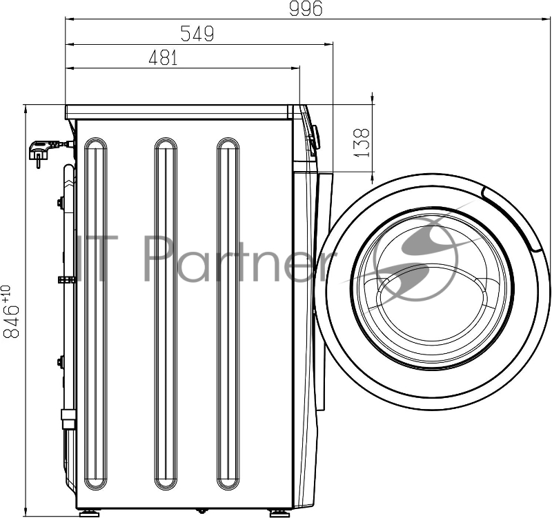 Стиральная машина Атлант СМА 75С1214-01 класс: A+++ загр.фронтальная макс.:7.5кг белый