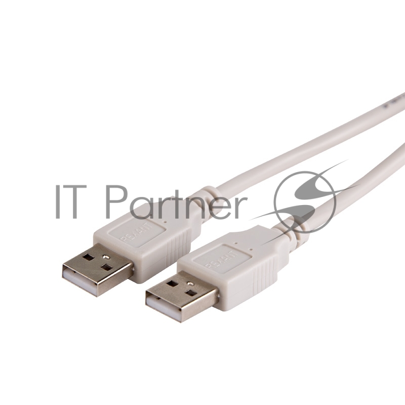 Кабель USB (шт. USB A - шт. USB A) 1.8 метра, серый REXANT