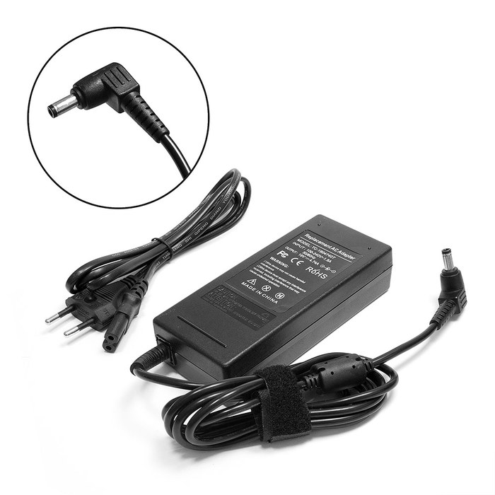 Блок питания для ноутбука Asus K40, K50, A6, F2, F3, W5, U5 Series, Acer, Toshiba, Lenovo. 19V 4.74A (5.5x2.5 mm) 90W ADP-90CD/BB, PA-190, F1718