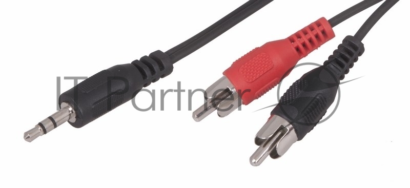 Шнур REXANT Стерео 3,5 мм - 2 RCA, 3 м (10 шт./уп.)
