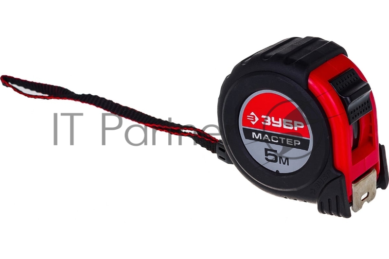 Рулетка Зубр МАСТЕР, обрезиненный корпус, на карточке, 5 м / 25 мм 34055-05-25_z02