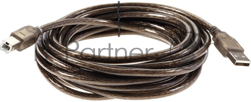 Кабель USB2.0 AM/AF 2.0V 5m прозрачная изоляция Telecom (VUS6900T-5M)