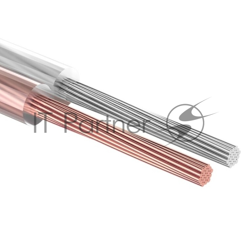 Rexant 01-6308 Кабель акустический, 2х2.50 мм2, прозрачный SILICON, 100 м.