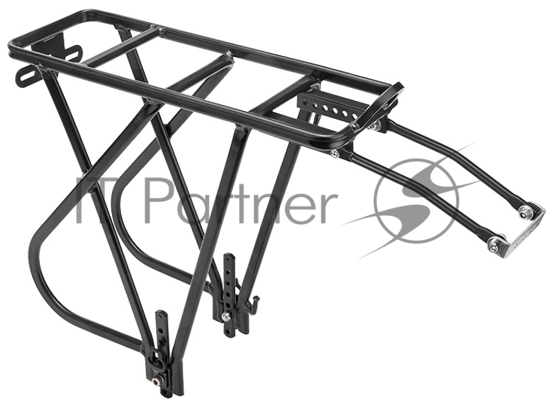 Багажник 24-28 BLF-H16 регулируемый алюминиевый чёрный