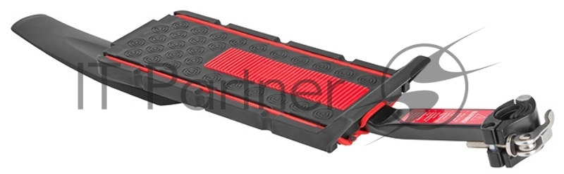 Багажник 20-28 BLF-H22 консольный быстросъёмный, с щитком, алюминий/пластик, чёрно-красный