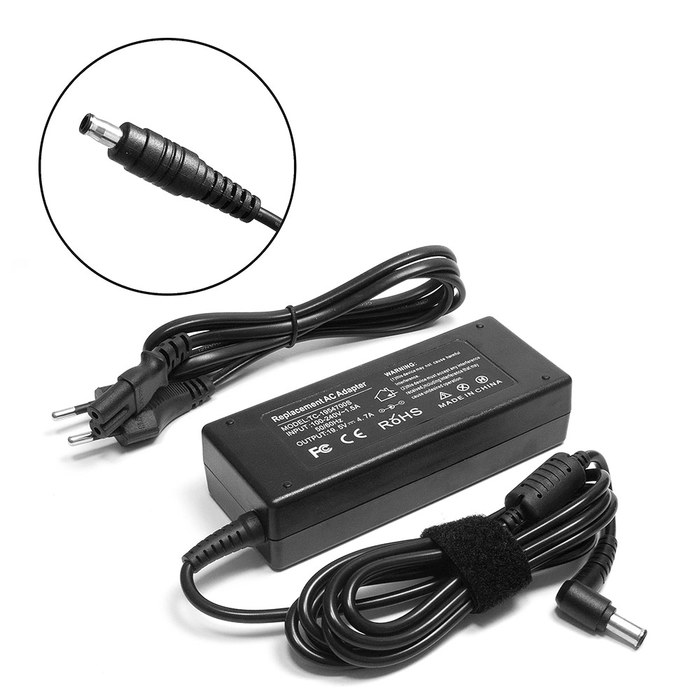 Блок питания для ноутбука Sony Vaio VGN-SZ, VGN-FZ, CR, FS, FE, FJ, S3, S4, S5, Series. 19.5V 4.7A (6.0x4.4 mm) 90W GP-AC19V33, PCGA-AC19V11