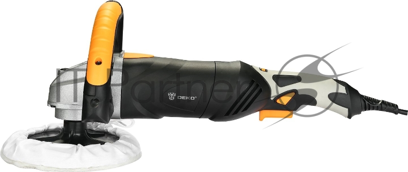 Полировальная машина Deko DKPW 1600Вт 3200об/мин рез.шпин.:M14 d=180мм