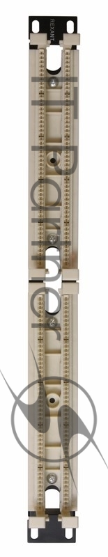 Кросс-панель Rexant 100-парная, тип 110, 19, 1U (без коннекторов) REXANT