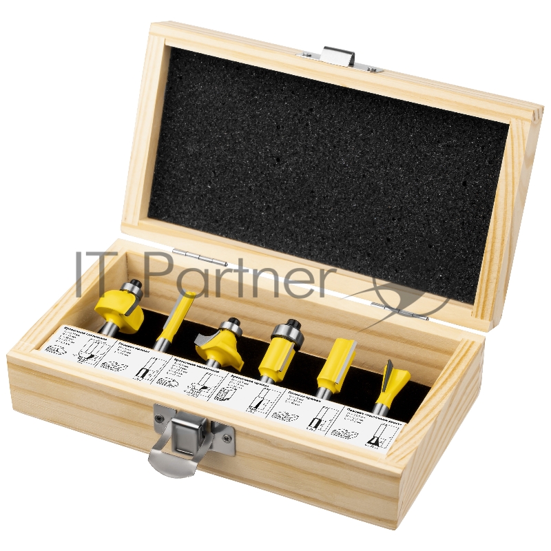 Набор фрез по дереву KOLNER KMC 6/6