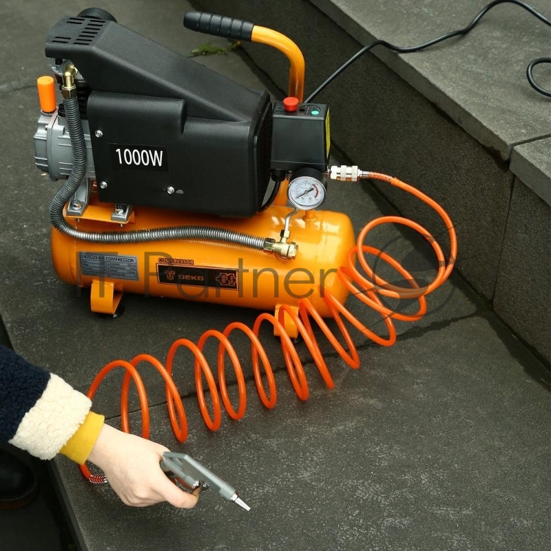 Компрессор поршневой Deko DKAC09 масляный 260л/мин 9л 1000Вт оранжевый/черный