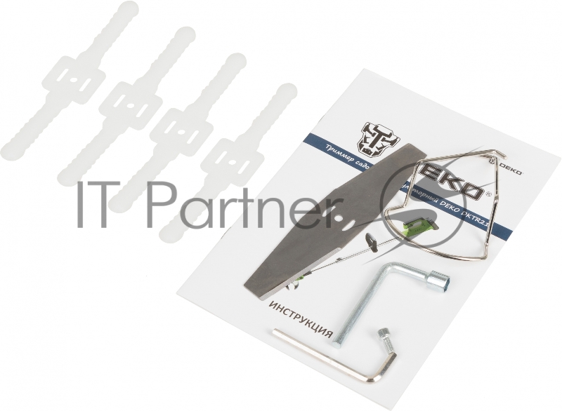 Триммер электрический Deko DKTR21 аккум. 350Вт 0.48л.с. неразбор.штан. реж.эл.:нож