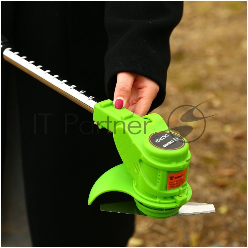 Триммер электрический Deko DKTR21 аккум. 350Вт 0.48л.с. неразбор.штан. реж.эл.:нож