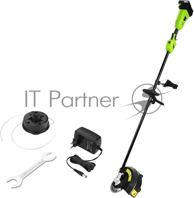 Триммер электрический Deko DKTR40 аккум. 350Вт 0.48л.с. неразбор.штан. реж.эл.:леска/нож