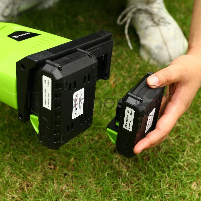 Триммер электрический Deko DKTR40 аккум. 350Вт 0.48л.с. неразбор.штан. реж.эл.:леска/нож