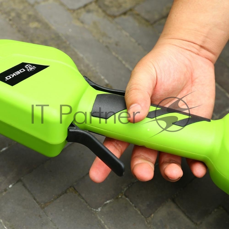 Триммер электрический Deko DKTR40 аккум. 350Вт 0.48л.с. неразбор.штан. реж.эл.:леска/нож