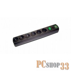 Сетевые фильтры MOST Сетевой фильтр RG 2м (6 розеток), черный {587277}