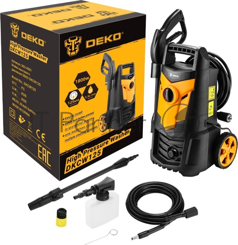 Минимойка Deko DKCW125 1800Вт (063-4301)