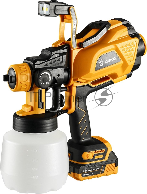 Краскопульт Deko DKSG20K3 140Вт бак:1200мл 590мл/мин