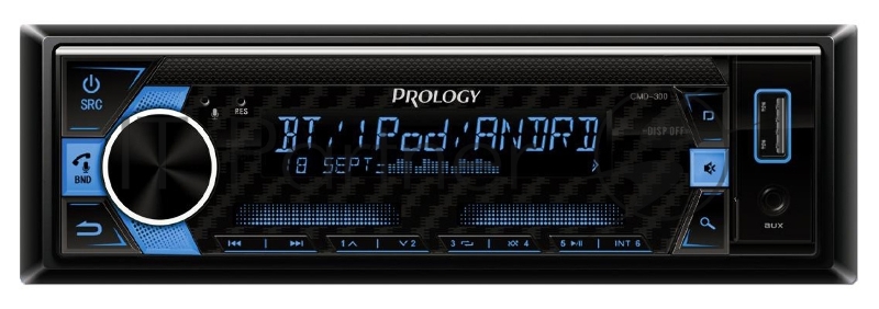 Автомагнитола Prology CMD-300 1DIN 4x55Вт