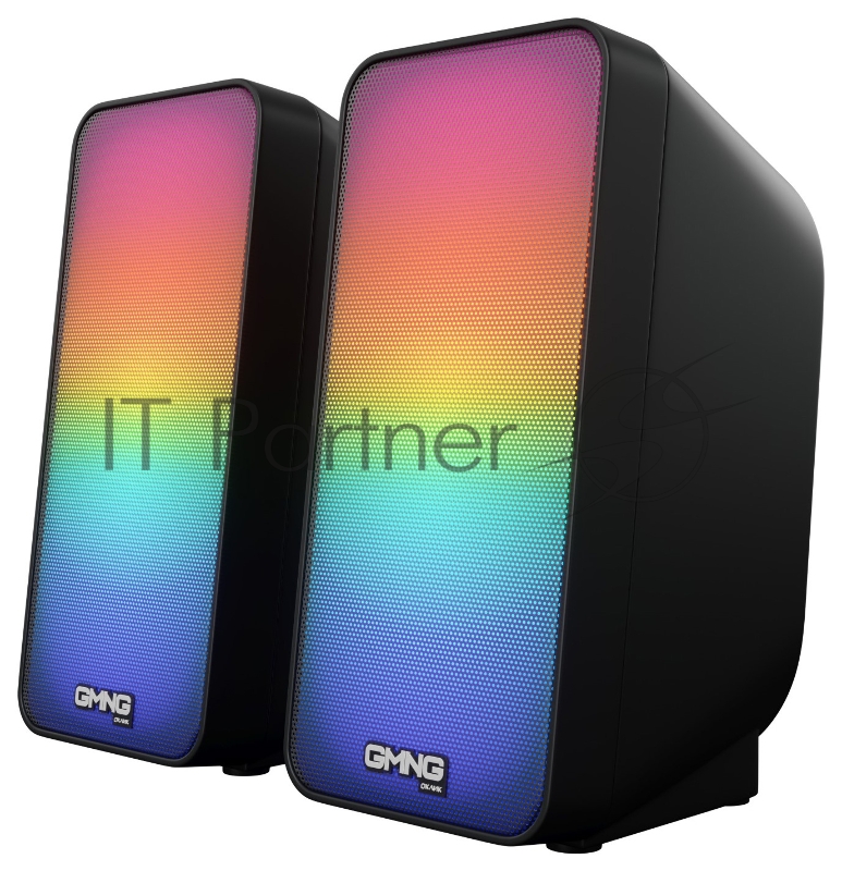 Колонки Оклик/Oklick GMNG OK-350 2.0 черный 8Вт BT