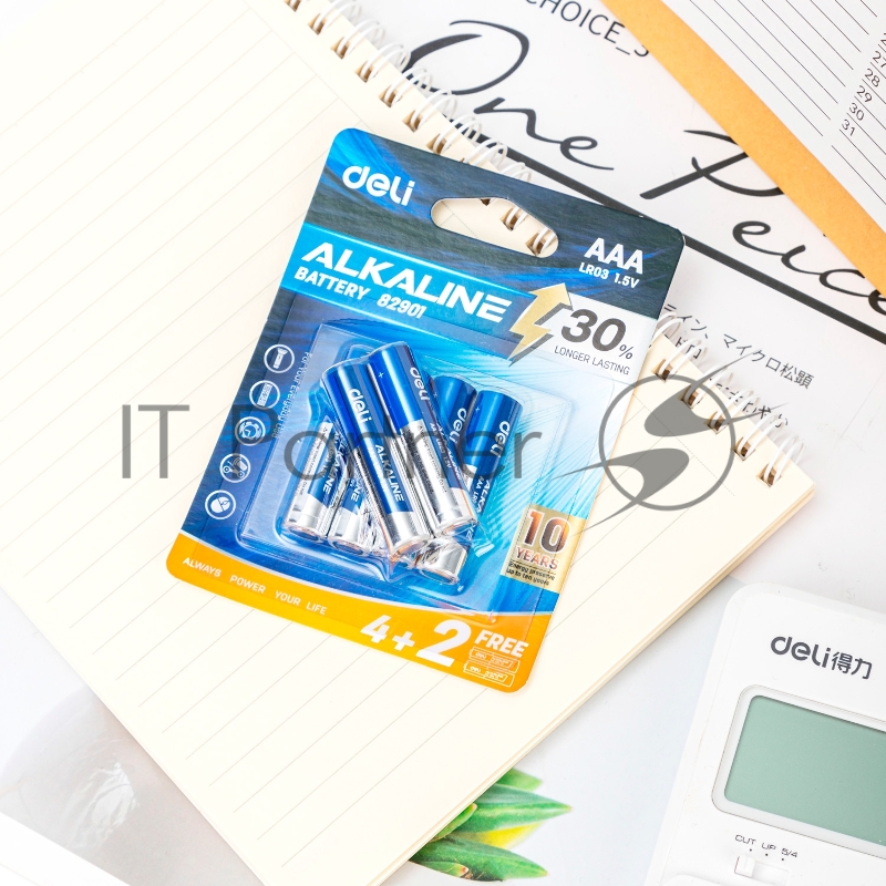 Батарея Deli E82901 AAA (6шт) блистер