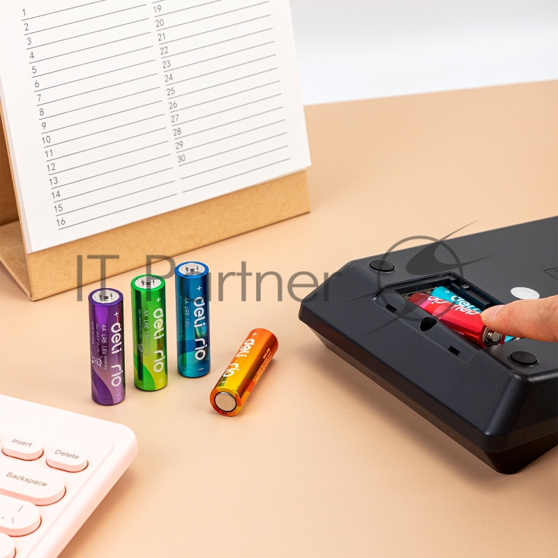 Батарея Deli Rio AA (4шт) спайка