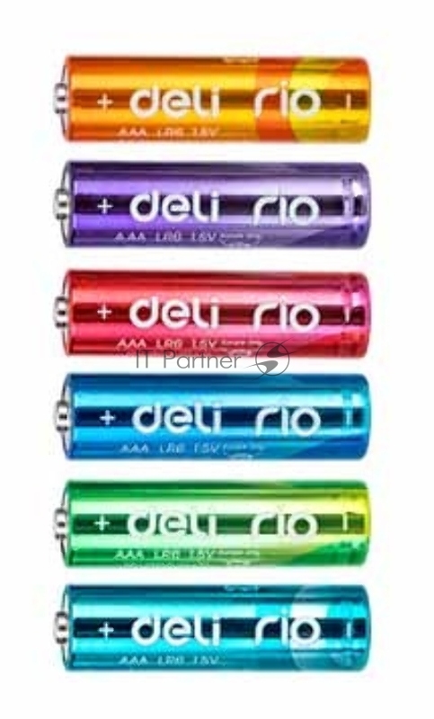 Батарея Deli Rio AAA (4шт) спайка