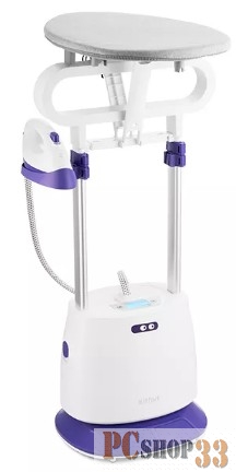 Отпариватель напольный Kitfort КТ-996 2300Вт белый/фиолетовый