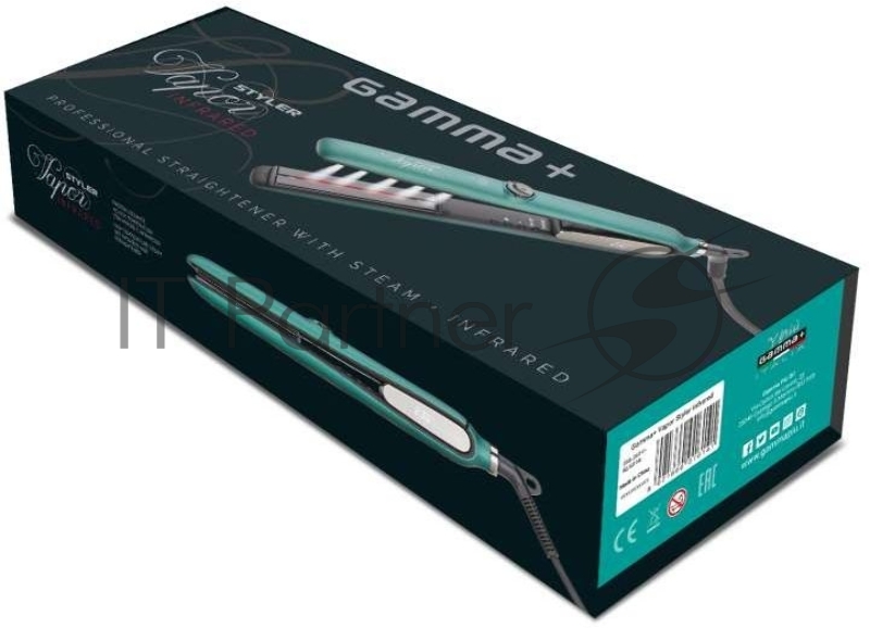 Выпрямитель Gamma Piu Vapor Styler Infrared 85Вт зеленый (макс.темп.:230С)